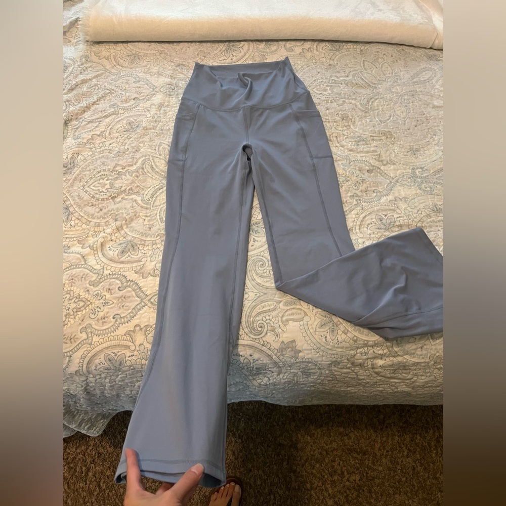 Yogolicious Lux bluish gray in color.